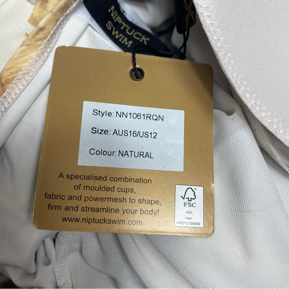 NWT Nip Tuck Retro' spective Jean Tummy Control One Piece Swimsuit - Picture 14 of 15